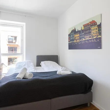 Apartmán 3-br W A Balcony In Orestad - 150 Kodaň